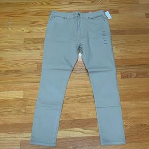 PacSun Khaki Stacked Skinny Jeans